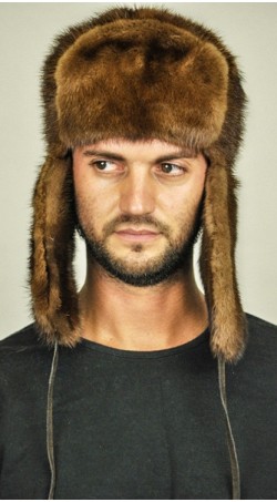 Audinės kailio kepurė - rusiško stiliaus
